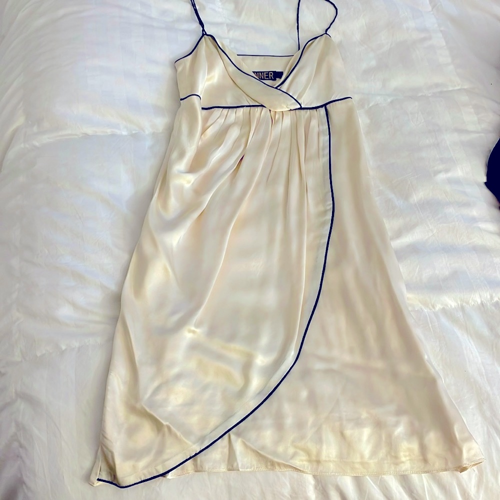 Cream silk Sunner dress